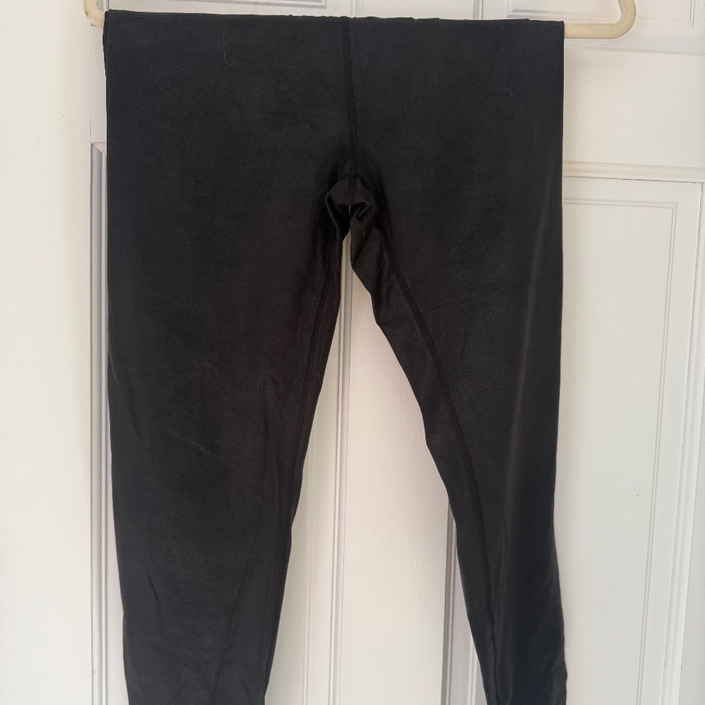 Zyia active faux leather look leggings